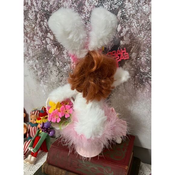 vintage repurposed, bunny doll made by @tkristofferson rabbit easter pixie - Picture 2 of 2